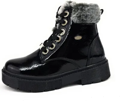 Produktbild von Dockers Kinderschuhe Mädchen Stiefel Reißverschluss Winterstiefel Schwarz Freizeit, Schuhgröße:39 EU