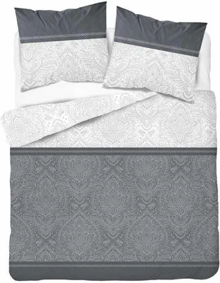 Produktbild von Pościel flanelowa 140x200 4950b szara elegancka