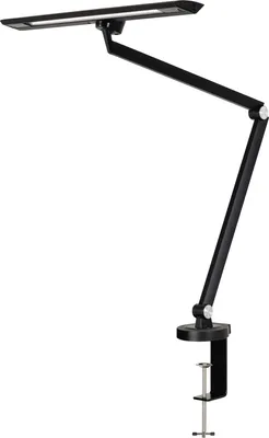 Produktbild von Hansa LED-Tischleuchte "Zirkon" mit Tischklemme schwarz