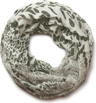 Produktbild von styleBREAKER Damen Loop Schlauchschal mit Leoparden Animal Print Muster, Schal, Tuch, Rundschal 01017009