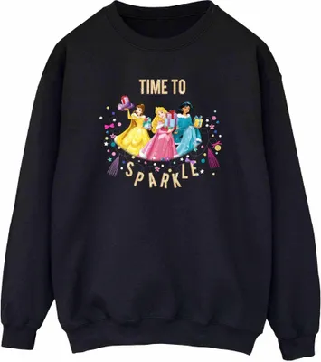 Produktbild von Disney - "Princess Time To Sparkle" Sweatshirt für Damen BI49427 (XXL) (Schwarz)