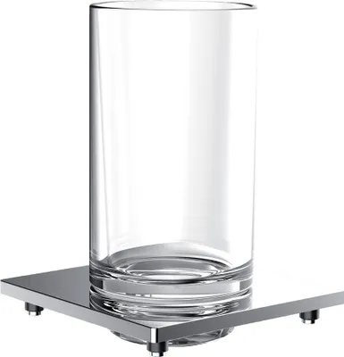 Immagine prodotto di Porte-verre de liaison emco pour garde-corps, verre cristal clair, chromé, 182000102, 182000102