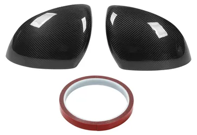 Image de Cache-rétroviseur, vue latérale du rétroviseur, fibre de carbone, extérieur automobile, pièce de rechange pour la Classe C W206 2021 et modèles ultérieurs