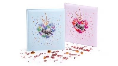 Produktbild von Kinder Fotoalbum für Fotoecken BABY´s FLPO Blau