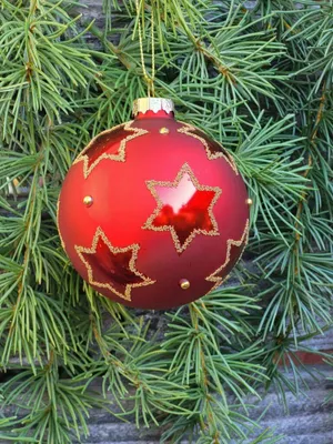 Produktbild von Christbaumkugel Sterne, rot