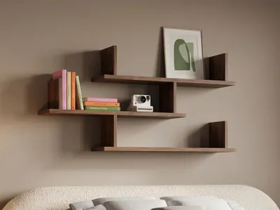 Produktbild von Selsey Kassi - Wandregal, Eichenholzoptik, 119 cm
