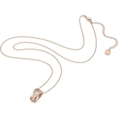 Produktbild von Halsketten Mit Anhӓnger Swarovski Rosé Kollektion Twist - frau