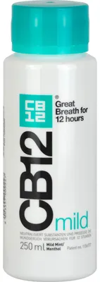 Produktbild von CB12 mild Mint/Menthol Mundspülung, 250 ml Lösung