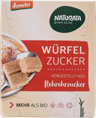 Obrázek produktu pro Kostkový cukr - surový třtinový cukr 500g