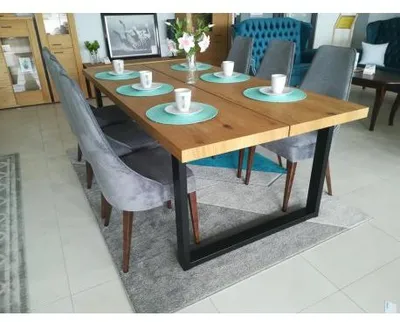 Produktbild von Design Tisch Esstisch Holz Tische Büro Konferenz Esszimmer Essbereich