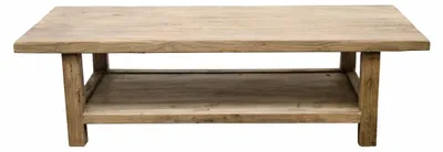 Zdjęcie produktu dla Stolik kawowy w stylu rustykalnym Casa Padrino naturalne kolory 160 x 60 x wys. 45 cm - Meble do salonu w stylu rustykalnym