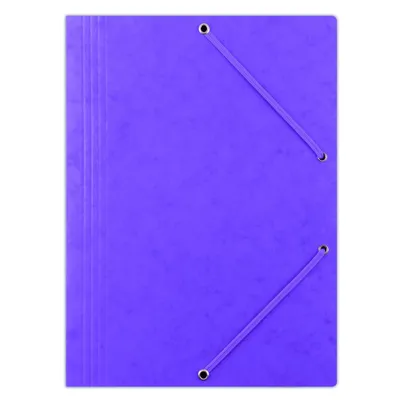Immagine prodotto di Cartella pieghevole 253 A4 3 lembi con elastico viola