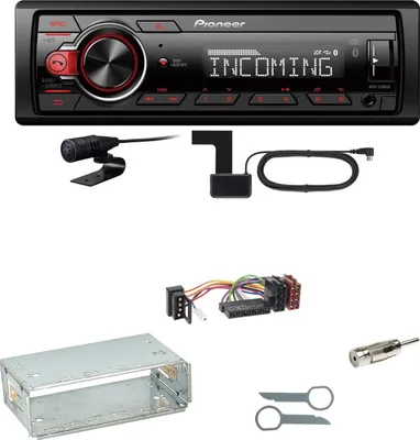 Produktbild von Pioneer MVH-330DAB Bluetooth Digitalradio Einbauset für Mercedes E-Klasse W124