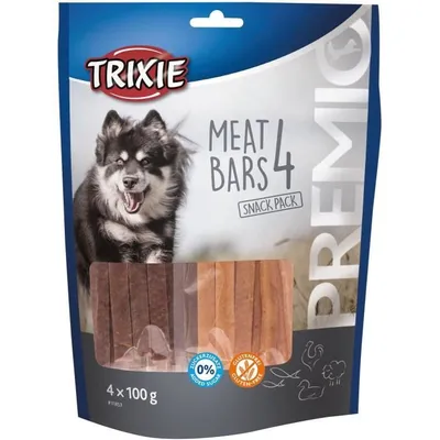 Productafbeelding van Trixie Hondenkoekjes Premio, 4 smaken: kip/eend/lam/zalm, 4 x 100 gram