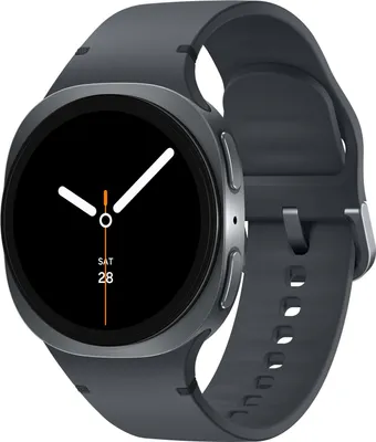 Produktbild von Samsung Galaxy Watch 8 3,3 cm (1,3") AMOLED 40 mm Digital 438 x 438 Pixel Touchscreen 4G Graphit Wi-Fi GPS (Satellit)
