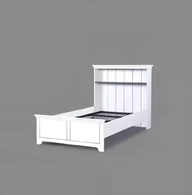 Produktbild von Holzbett Schlafzimmer Design Luxus Möbel Jugendzimmer Holz Weiß Klassisch