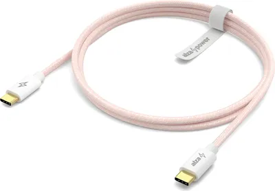 Produktbild von AlzaPower CompactCore USB-C zu USB-C 2.0, 100W, 2m - rosa