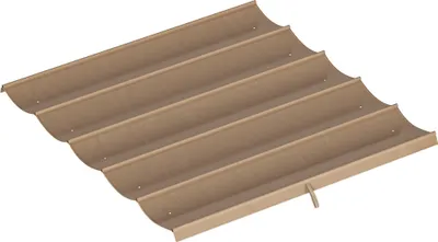 Immagine prodotto di Pergola retrattile 3x3m, marrone, poliestere