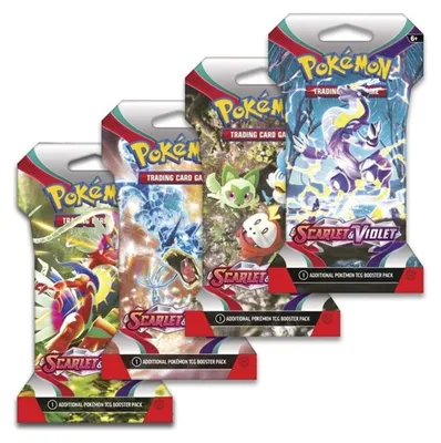 Obrázok produktu pre Obálka pre zbierateľskú kartovú hru Pokémon Scarlet & Violet, španielska verzia