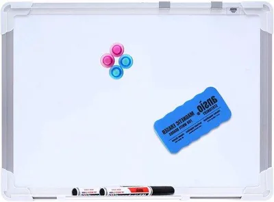 Image de Tableau blanc magnétique - surface d'écriture effaçable à sec - format A3