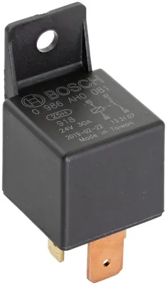 Productafbeelding van Bosch 0986AH0081: Vermogensrelais, 24V, 30A, IP5K4, bedrijfstemperatuur van -40° tot