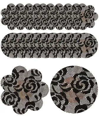Produktbild von Round&Flower Selbstklebende Brustwarzenabdeckungen – Unsichtbare Aufkleber für Damen