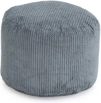 Produktbild von Famanu Sitzsack Fußbank rund - Holzfarbe