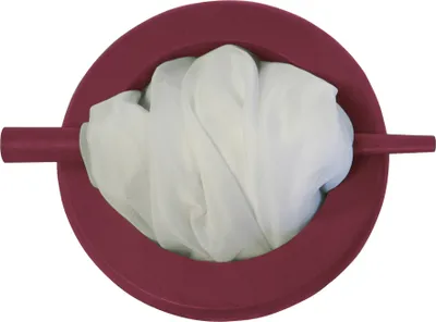 Produktbild von Raffhalter Holz Beere Dekospange Gardinenspange modern uni Ringform Raffspange