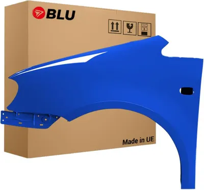 Immagine prodotto di BLU Parafango compatibile con VW Volkswagen Caddy III 3 2K LA5W Sinistra Blau RavennaBlau | 2004-2010 | Anteriore | Verniciato | Pronto per il montaggio | Zincato