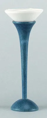 Produktbild von Stehlampe Holzfuß Blau für Puppenhaús