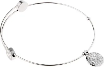 Obrázek produktu pro Elegantní náramek z nerezové oceli A410WH s přívěskem ze zirkonů