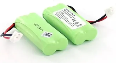 Produktbild von Akku für Telekom VTHCH73C02 NiMH 2,4 Volt 700 mAh grün.
