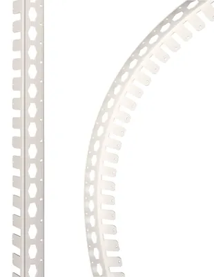 Produktbild von ProfileXXL PVC Eckwinkel, Eckprofil, Kantenschutz Trockenbau 2,5m Weiß 25 x 25mm, flexibel biegbar Profile aus hart PVC, für Innenbau Trockenbau