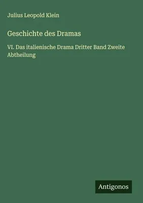 Produktbild von Geschichte des Dramas