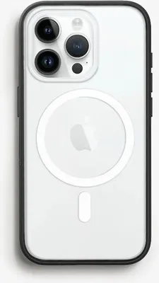 Immagine prodotto di Woodcessories ECO724, Cover, Apple, iPhone 15 Pro Max, 17 cm (6,7"), Nero, Trasparente
