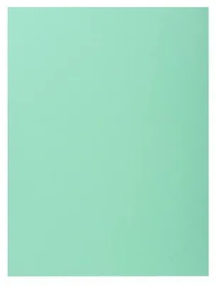 Produktbild von Exacompta 5x 100er Pack Aktenmappe 1 Klappe 24x32cm - Hellgrün - 348004E