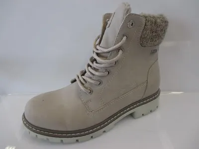 Immagine prodotto di Tom Tailor, stivale da donna con lacci, beige