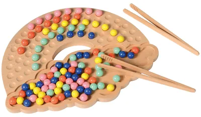 Immagine prodotto di Gioco di biglie arcobaleno, 30 x 23 x 2 cm