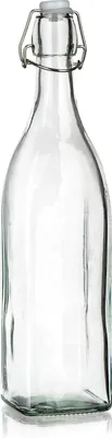 Immagine prodotto di Bottiglia con tappo a leva 950ml vetro quadrato YARA