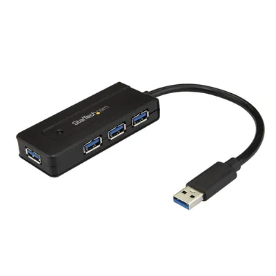 Obrázek produktu pro StarTech.com ST4300MINI, USB 3.2 Gen 1 (3.1 Gen 1) Type-A, USB 3.2 Gen 1 (3.1 Gen 1) Type-A, 5000 Mbit/s, Černá, Plast, 0,15 m