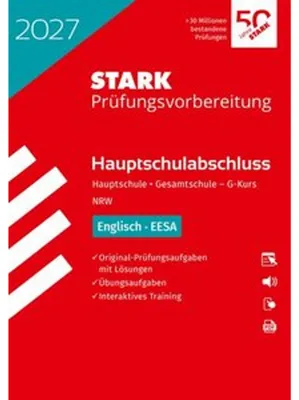 Produktbild von STARK Englisch - Hauptschulabschluss (EESA) 2027 NRW - Prüfungsvorbereitung inkl. Lösungen
