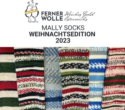 Produktbild von Ferner Mally Socks Weihnachtsedition 2023, Farbe:19.12.2023