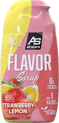 Produktbild von AllStars Flavour Getränke Sirup Geschmack Strawberry Lemon 65ml