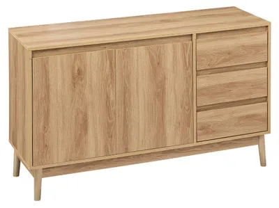 Zdjęcie produktu dla Niska komoda do salonu ABANA, 120 x 39 x 76 cm