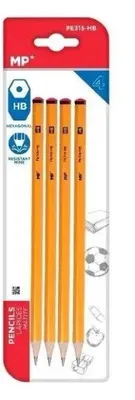 Obrázek produktu pro Hb Mp Main Paper Pencils - 4 kusy, ideální do školy i domácnosti