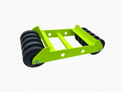Image de Chariot de transport Diable de transport Werkzeugkönig avec roues pivotantes Werkstattwag 13,5 kg