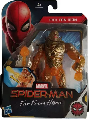 Immagine prodotto di Hasbro E4121 Marvel Spider-Man Far From Home Action Figure Molton Man con proiettile Magma 15 cm