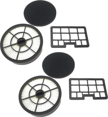 Produktbild von vhbw 4-tlg. Filter-Set kompatibel mit Hanseatic VC-T4020E-1, VC-T4020, VC-T4020ES17 Staubsauger - 2x Abluft-Filter, 2x Kombi-HEPA+Schaum-Filter