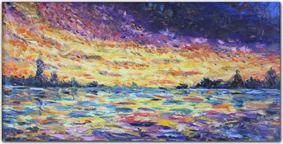 Produktbild von Coloray Küchenrückwand 140x70 Spritzschutz aus Glas - Sonnenuntergang