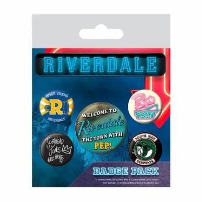 Zdjęcie produktu dla Zestaw odznak z ikonami Riverdale